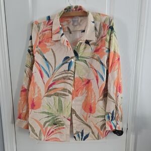 Chico's Multicolor Button-Up Blouse